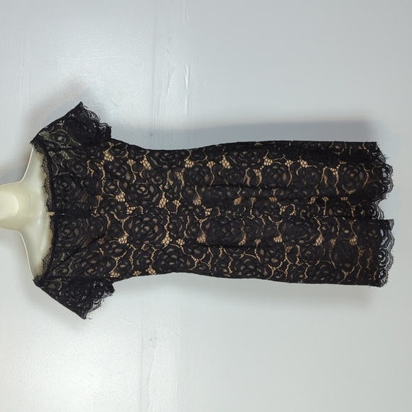 Adrianna Papell Off-Shoulder Lace Dress - Picture 6 of 15